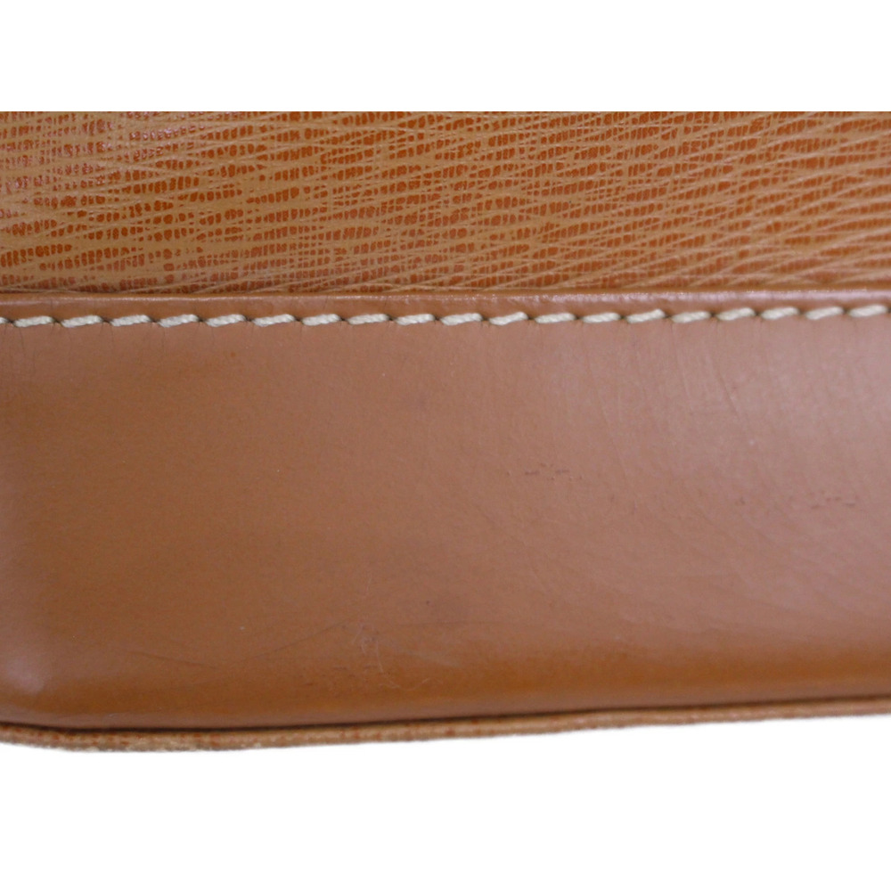 BURBERRY Hobo Bag leather Nova Check Camel Brown Tan ochre - Picture 8 of 9